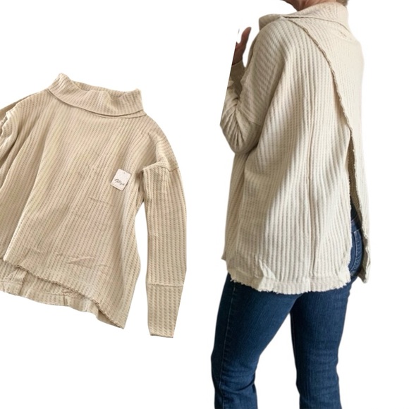 Free People Cotton Juicy Long Sleeve Top - Picture 1 of 12